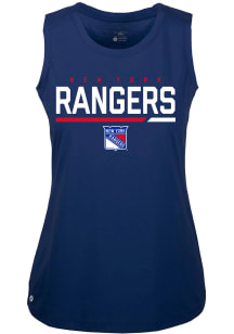 Levelwear New York Rangers Womens Blue Macy Tank Top