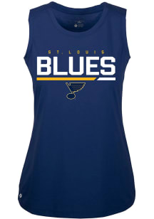 Levelwear St Louis Blues Womens Blue Macy Tank Top