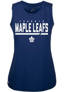 Levelwear Toronto Maple Leafs Womens Blue Macy Tank Top
