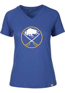 Levelwear Buffalo Sabres Womens Blue Ariya Short Sleeve T-Shirt