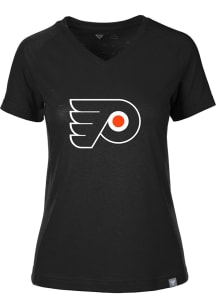Levelwear Philadelphia Flyers Womens Black Ariya Short Sleeve T-Shirt