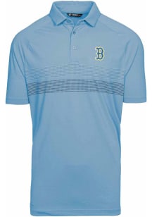 Levelwear Boston Red Sox Mens Light Blue City Connect Mason Short Sleeve Polo