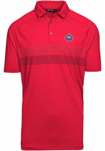 Levelwear Miami Marlins Mens Red City Connect Mason Short Sleeve Polo