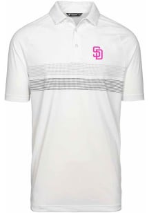 Levelwear San Diego Padres Mens White City Connect Mason Short Sleeve Polo