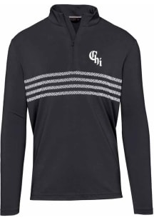 Levelwear Chicago White Sox Mens Black City Connect Asher Long Sleeve 1/4 Zip Pullover