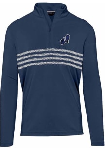 Levelwear Los Angeles Dodgers Mens Navy Blue City Connect Asher Long Sleeve 1/4 Zip Pullover