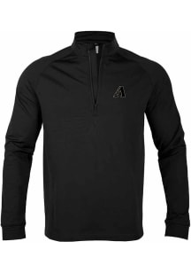 Levelwear Arizona Diamondbacks Mens Black City Connect Calibre Long Sleeve 1/4 Zip Pullover