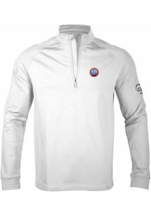 Levelwear Colorado Rockies Mens White City Connect Calibre Long Sleeve 1/4 Zip Pullover