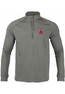 Levelwear Los Angeles Angels Mens Charcoal City Connect Calibre Long Sleeve 1/4 Zip Pullover