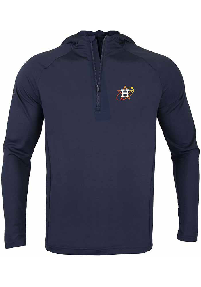 Levelwear Houston Astros Navy Blue City Connect Zane Long Sleeve Crew Sweatshirt, Navy Blue, 80% Cotton / 20% POLYESTER, Size 3XL, Rally House