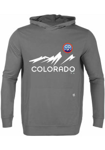 Levelwear Colorado Rockies Mens Grey City Connect Relay Hood