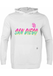Levelwear San Diego Padres Mens White City Connect Relay Hood