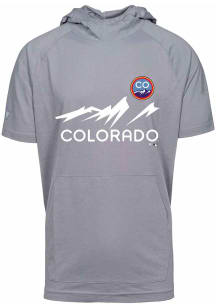 Levelwear Colorado Rockies Grey City Connect Phase Short Sleeve Hoods