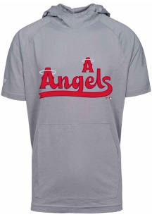 Levelwear Los Angeles Angels Grey City Connect Phase Short Sleeve Hoods