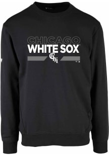 Levelwear Chicago White Sox Mens Black City Connect Zane Long Sleeve Crew Sweatshirt