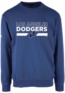 Levelwear Los Angeles Dodgers Mens Blue City Connect Zane Long Sleeve Crew Sweatshirt