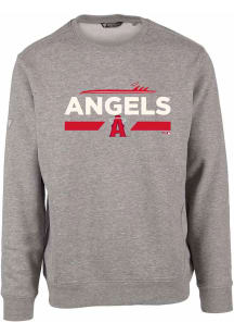 Levelwear Los Angeles Angels Mens Grey City Connect Zane Long Sleeve Crew Sweatshirt