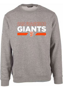 Levelwear San Francisco Giants Mens Grey City Connect Zane Long Sleeve Crew Sweatshirt