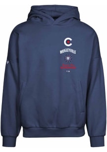 Levelwear Chicago Cubs Mens Navy Blue City Connect Contact Long Sleeve Hoodie