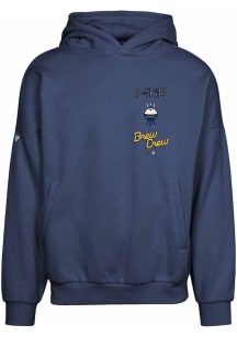 Levelwear Milwaukee Brewers Mens Navy Blue City Connect Contact Long Sleeve Hoodie