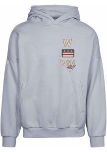 Levelwear Washington Nationals Mens Grey City Connect Contact Long Sleeve Hoodie