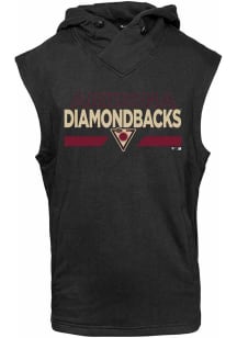 Levelwear Arizona Diamondbacks Black City Connect Throttle Short Sleeve Hoods