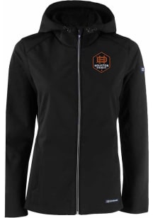 Cutter and Buck Houston Dynamo Womens Black Evoke Light Weight Jacket