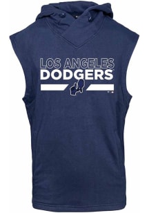 Levelwear Los Angeles Dodgers Navy Blue City Connect Throttle Short Sleeve Hoods