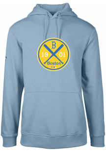 Levelwear Boston Red Sox Mens Light Blue City Connect Podium Long Sleeve Hoodie