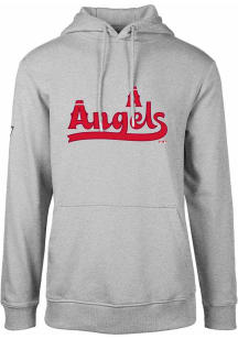 Levelwear Los Angeles Angels Mens Grey City Connect Podium Long Sleeve Hoodie