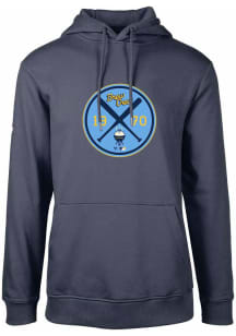 Levelwear Milwaukee Brewers Mens Navy Blue City Connect Podium Long Sleeve Hoodie