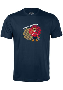 Levelwear Florida Panthers Youth Navy Blue Richmond Jr Short Sleeve T-Shirt