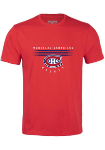 Levelwear Montreal Canadiens Red Richmond Box Score Short Sleeve T Shirt