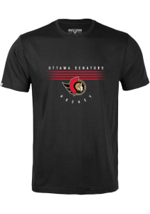 Levelwear Ottawa Senators Black Richmond Short Sleeve T Shirt