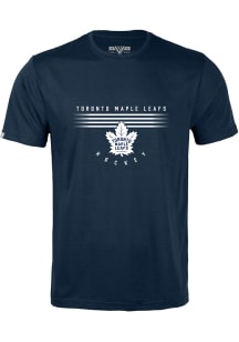 Levelwear Toronto Maple Leafs Navy Blue Richmond Box Score Short Sleeve T Shirt