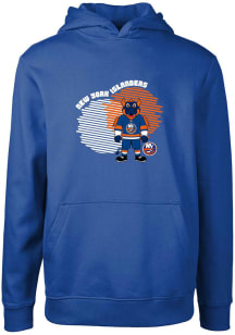 Levelwear New York Islanders Youth Blue Podium Jr Mascot Long Sleeve Hoodie