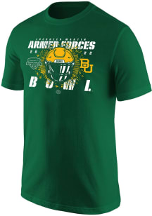 Baylor Bears Green Armed Forces Bowl Bound Short Sleeve T Shirt