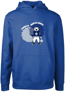 Levelwear Toronto Maple Leafs Youth Blue Podium Jr Mascot Long Sleeve Hoodie