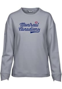 Levelwear Montreal Canadiens Womens Grey Fiona Crew Sweatshirt