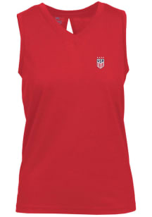 Levelwear USWNT Womens Red Paisley Tank Top