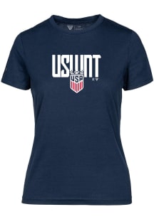 Levelwear USWNT Womens Navy Blue Maddox Short Sleeve T-Shirt