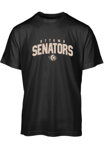 Levelwear Ottawa Senators Black Anthem Short Sleeve T Shirt