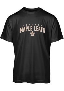 Levelwear Toronto Maple Leafs Black Anthem Short Sleeve T Shirt