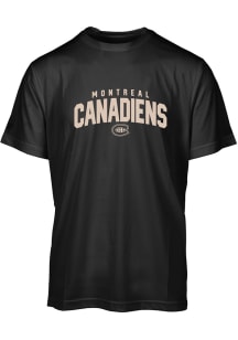Levelwear Montreal Canadiens Black Anthem Short Sleeve T Shirt