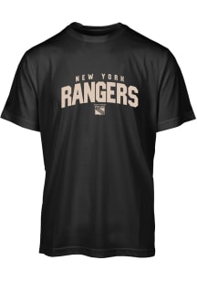 Levelwear New York Rangers Black Anthem Short Sleeve T Shirt