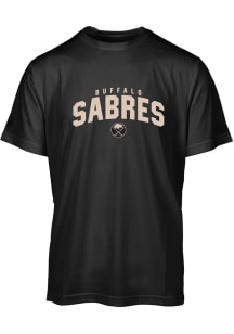Levelwear Buffalo Sabres Black Anthem Short Sleeve T Shirt