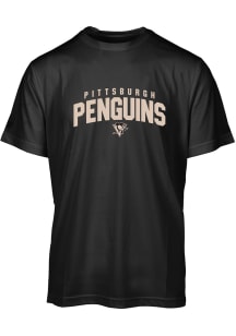 Levelwear Pittsburgh Penguins Black Anthem Short Sleeve T Shirt
