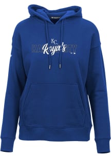 Levelwear Kansas City Royals Womens Blue Adorn Hooded Sweatshirt