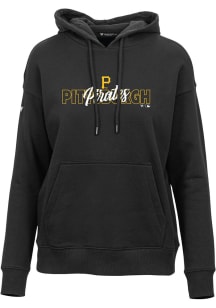 Levelwear Pittsburgh Pirates Womens Black Adorn Hooded Sweatshirt