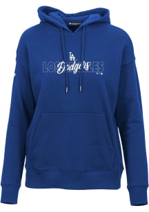 Levelwear Los Angeles Dodgers Womens Blue Adorn Hooded Sweatshirt
